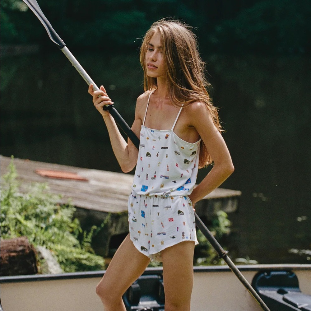 PJs by PJ Hamptons Romper M/L